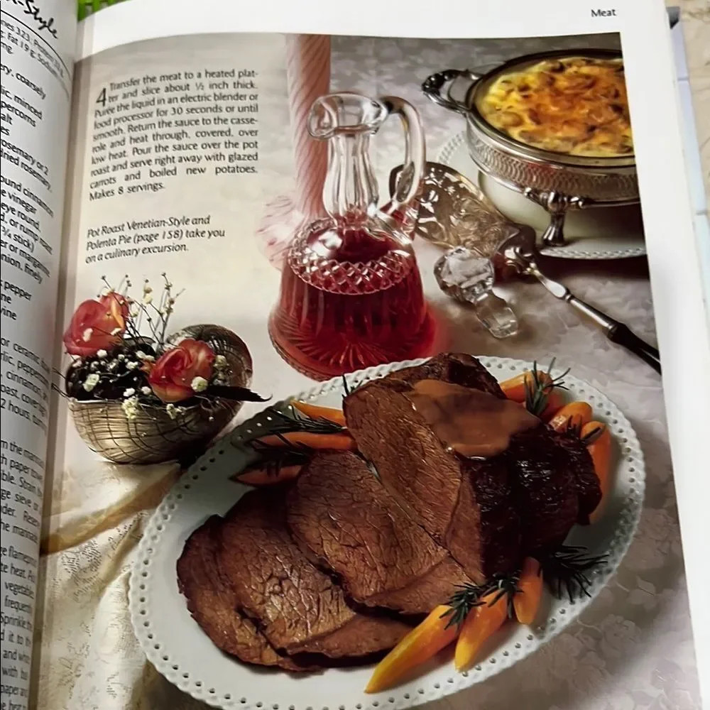 Reader's Digest Cook Now Serve Later Cookbook with Blue and White Cover